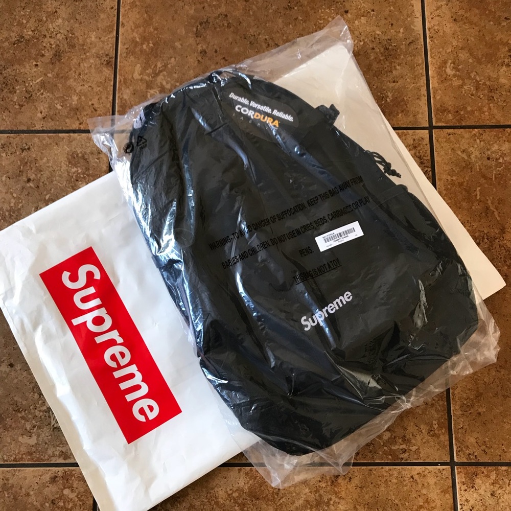 Supreme Backpack Black SS18